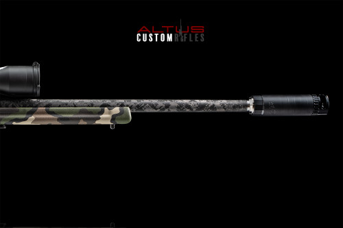 ALTUS Custom Camo 6.5 PRC Long Range Hunter (Includes Optic, Mount, & Suppressor)