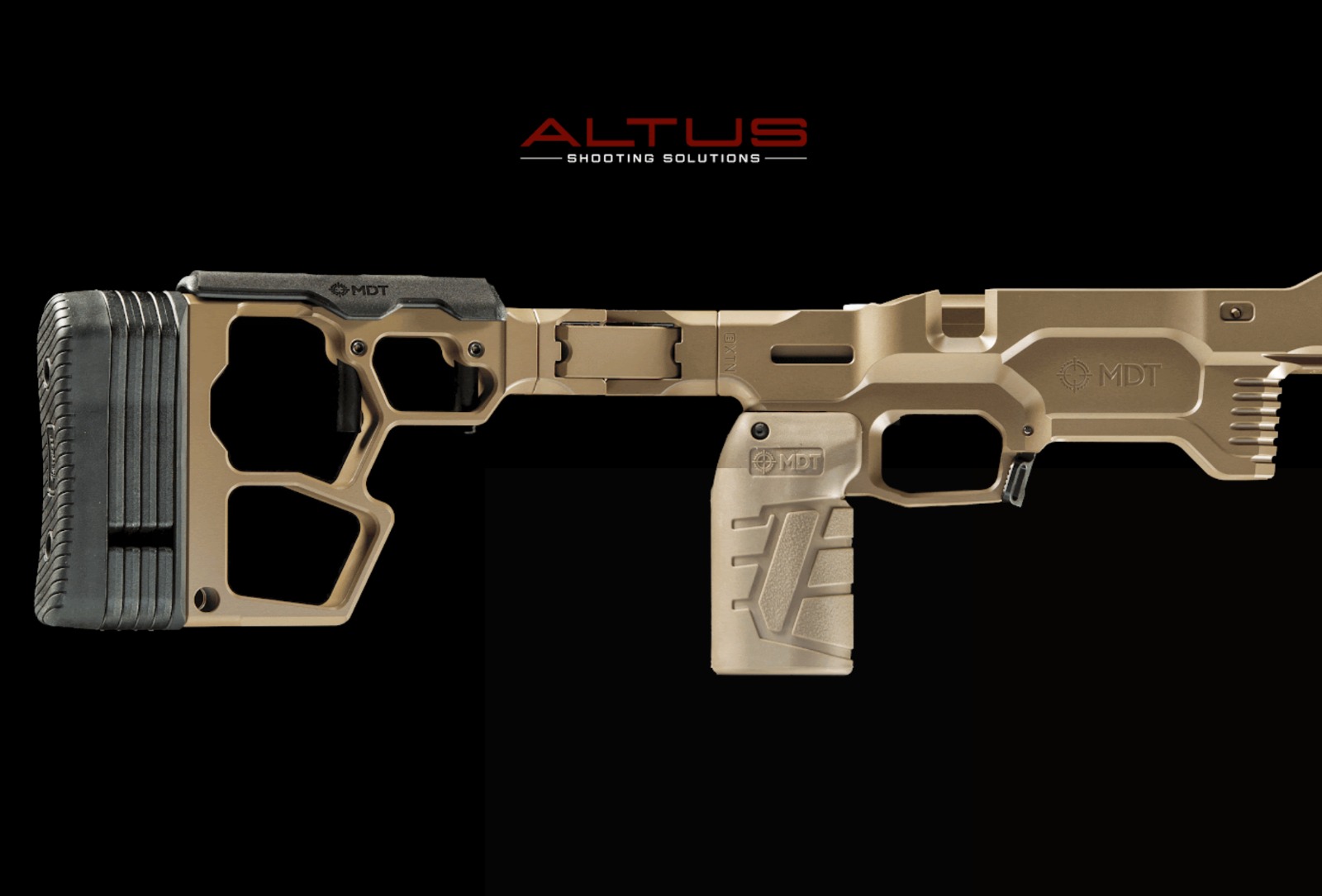MDT SRS-XF Premier Folding Buttstock | Altus Shooting