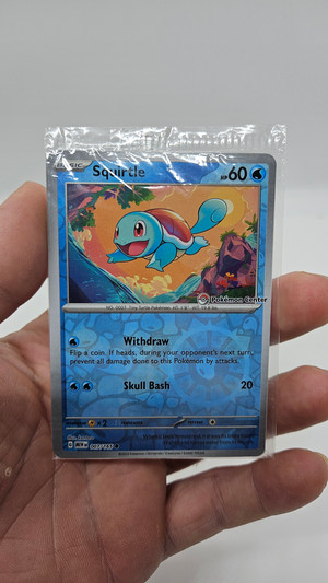 Squirtle UPC pokemon Center Promo Sealed