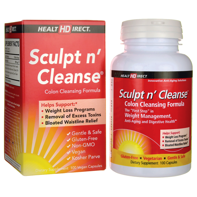 HEALTH DIRECT SCULPT n CLEANSE 100vcaps - Rockwall Nutrition