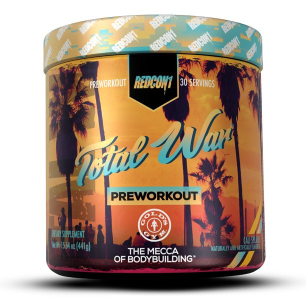 TOTAL WAR PREWORKOUT Strawberry Kiwi Rockwall Nutrition