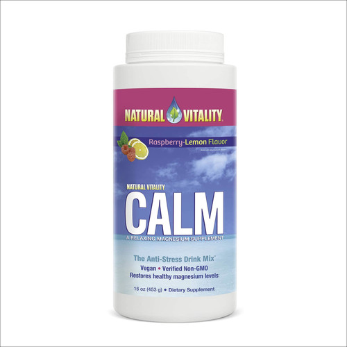 NATURAL VITALITY Calm RaspberryLemn 16oz