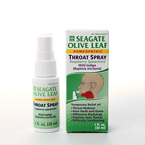 SEAGATE OliveLf THROAT SPRAY Raspbry 1oz