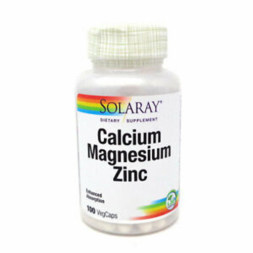 SOLARAY Calcium Mag Zinc 100 vcap