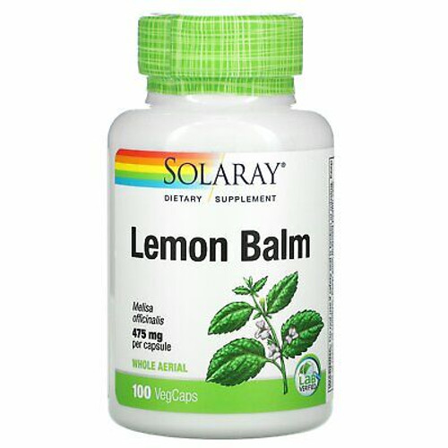 SOLARAY LemonBalm Melissa 100vcaps