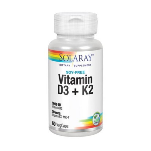 SOLARAY D-3 & K-2 60vcaps