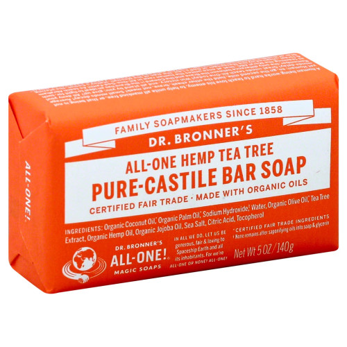 DR. BRONNER SOAP BAR TEA TREE OIL