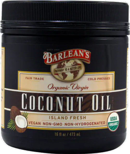BARLEANS Coconut Oil VirginOrganic 16oz