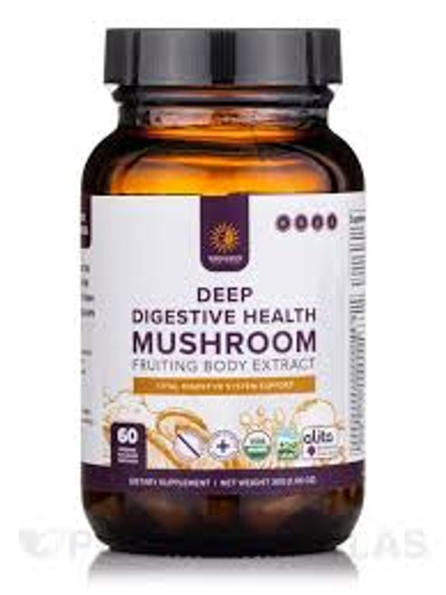 Deep Digest Health helps care for your digestive system with three powerhouse mushrooms.