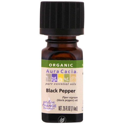 AURA CA BlackPepperOil Org .25oz