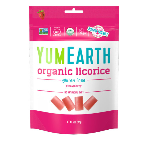 YUMEARTH Licorice Strawbry 5oz