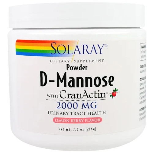 SOLARAY D-MANNOSE Powder 7oz