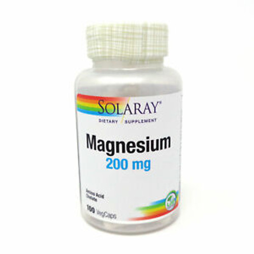 SOLARAY Magnesium 200mg 100cp
