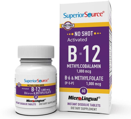 CVC Methyl B12 B6 MethFolate 1000mcg 60t