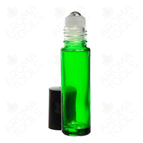 EMPTY GLASS RollOn Green 0.3oz Stainles
