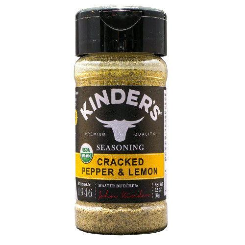 KINDERS CrkdPepper/Lemon Seasoning 3.5oz