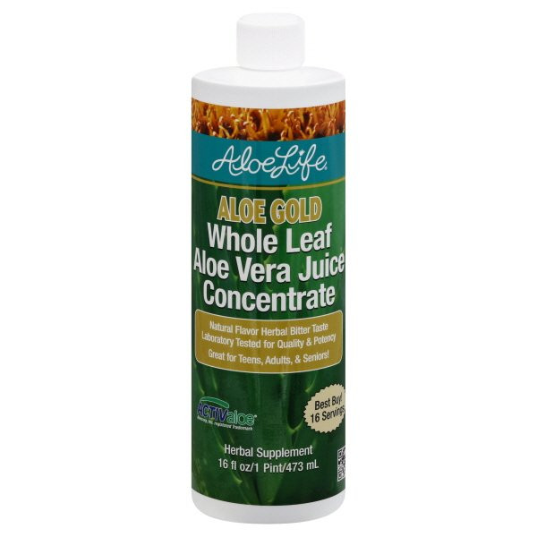 ALOELIFE AloeVera Juice WholeLeaf 16oz