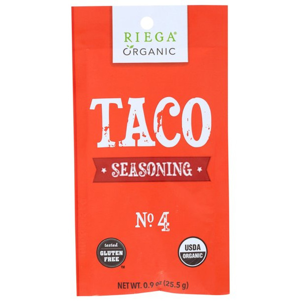 RIEGA TacoSeasoning Organic packet 0.9oz
