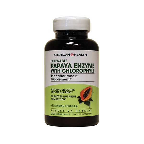 AMERICAN HEALTH PapayaEnzyme Chlorophyll 250ch