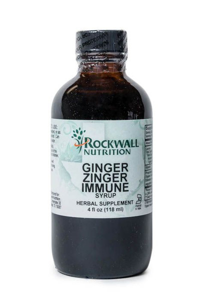 RN GingerZingerImmuneSyrup Elderberry4oz