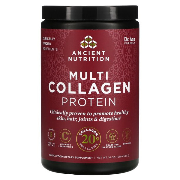 ANCIENT MultiCollagen Protein Unflav 1lb