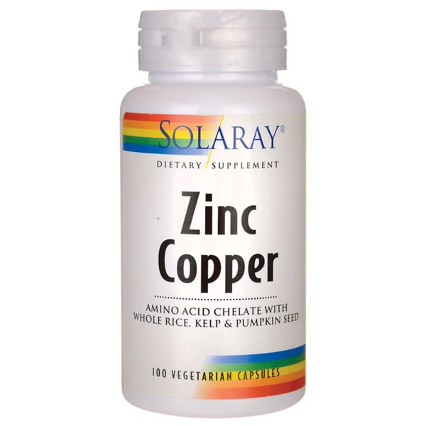 SOLARAY ZINC & COPPER 100vcaps