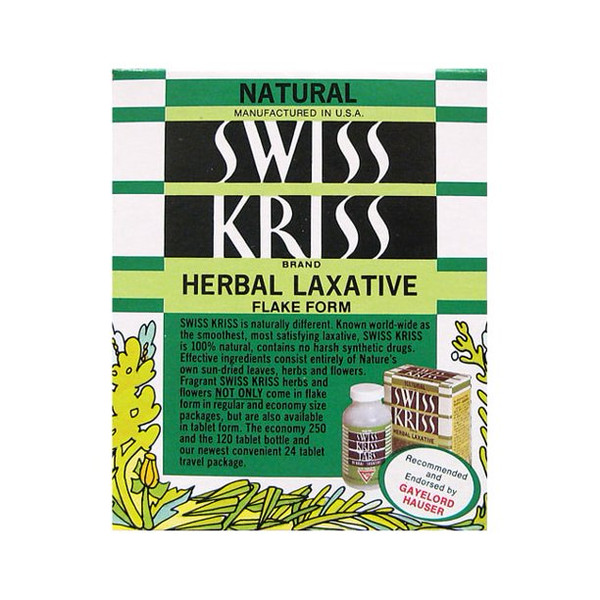 SWISS KRISS Herbal Laxative Flakes 3.2oz