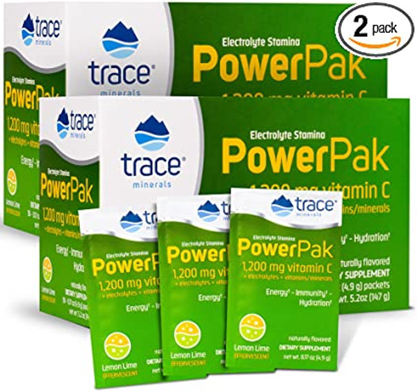 TRACE MIN RES POWER PAK w/VitC Lemon30pk