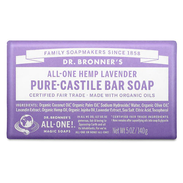 DR. BRONNER SOAP BAR LAVENDER