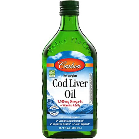 Cod Liver Oil 1,100 mg Omega-3's + Vitamins A & D3