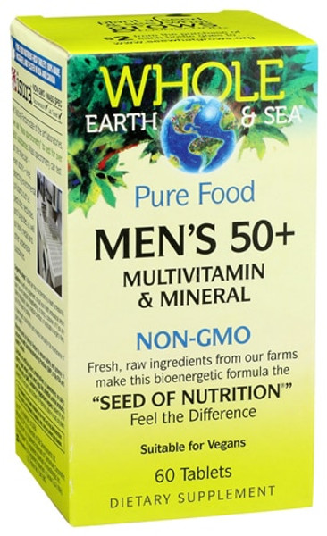 NATURAL FACTORS Whole Earth & Sea Multivitamin Men 50+