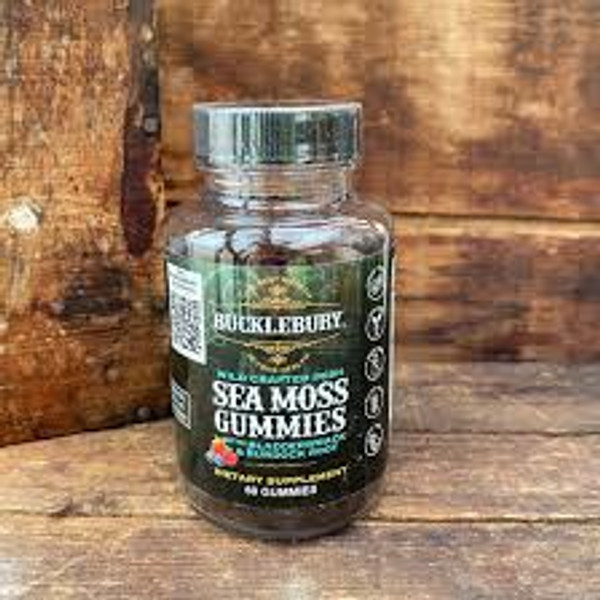 Our Plant-Based Wildcrafted Sea Moss Gummies contain Bladderwrack and Burdock for immune support.  These delicious gummies promote thyroid health, and support skin, hair, joint, and sexual health.  Great for detox support!