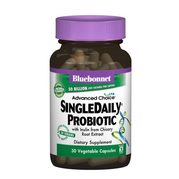 BLUEB SingleDailyProbiotic 50Bill 30vcap