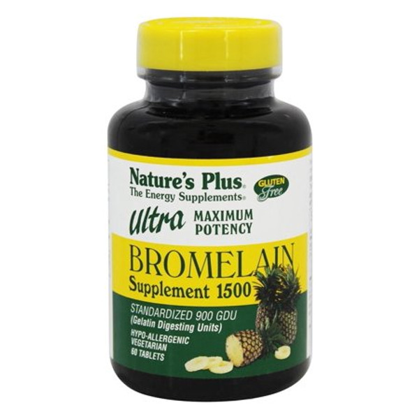 NAT PLUS UltrBromelain1500mg60tb