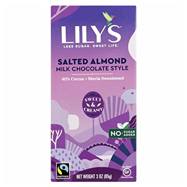 LILYS SaltedAlmond MilkChoc Bar