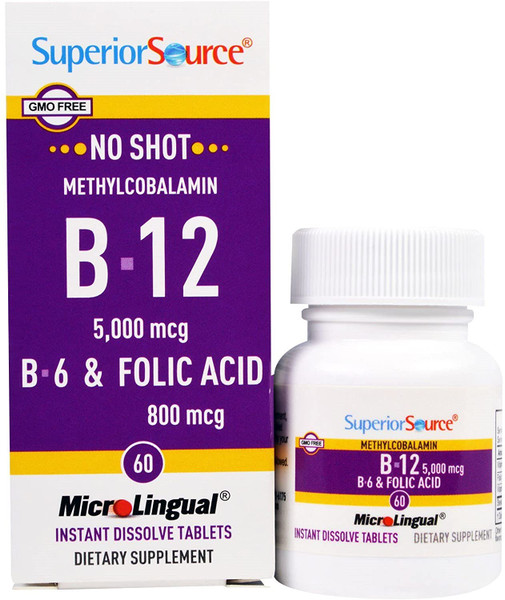 CVC MethB12 5000mcg B6 Folic800mcg 60tb