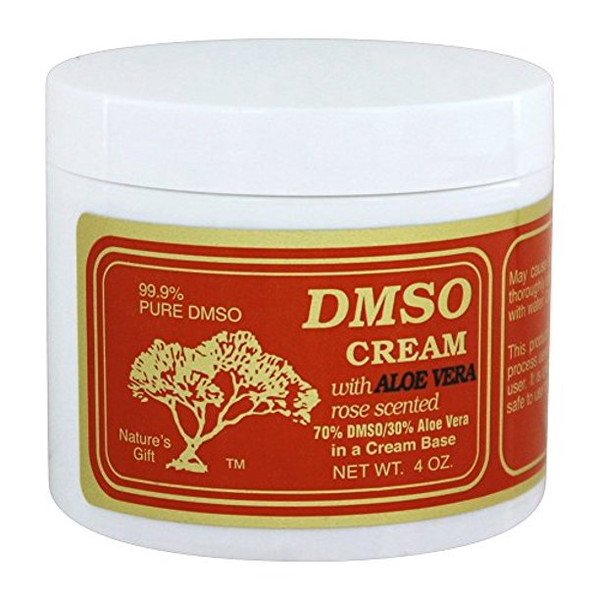 DMSO CREAM 70% w/ Aloe Rose 4 oz