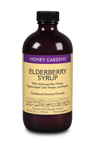 HONEYGARDENS ElderberrySyrup 8oz