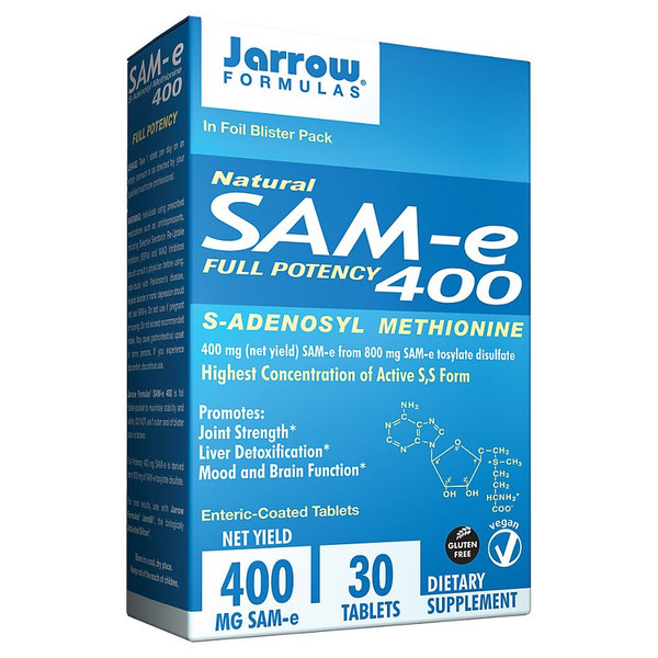 JARROW SAM-e 400mg 30 tabs