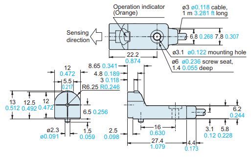 GX-H12A Panasonic | SUNX Inductive Proximity Sensor | Valin