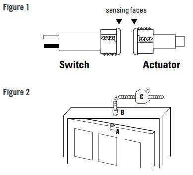 How To Install GuardSwitch Series 126 Magnetic Door Position Switch