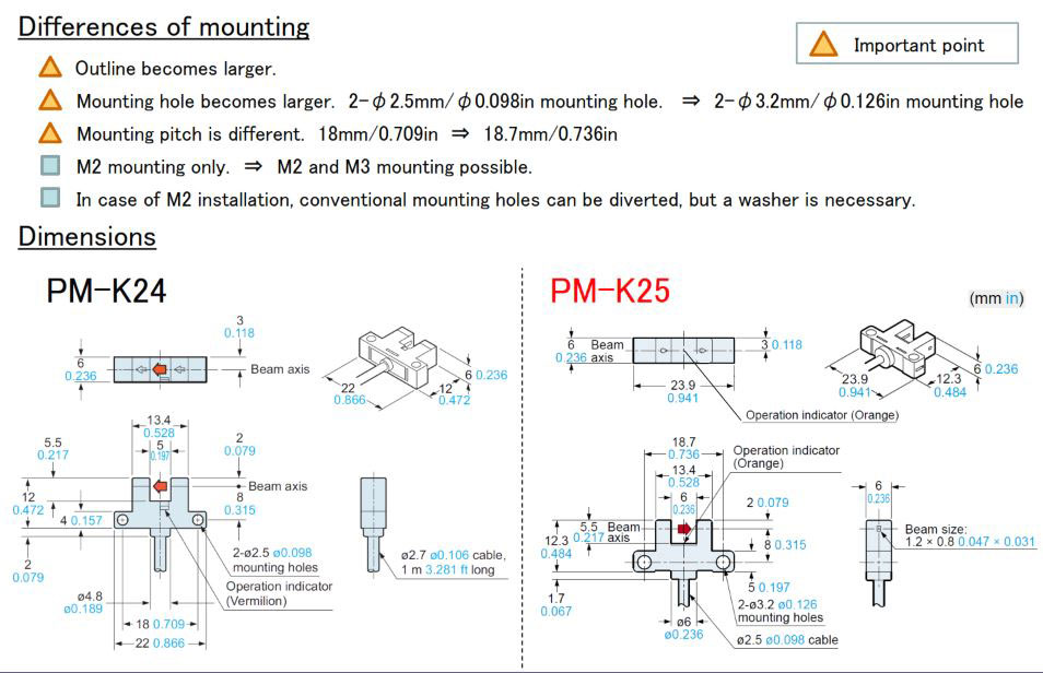 Panasonic FAQ Micro Photoelectric Sensors