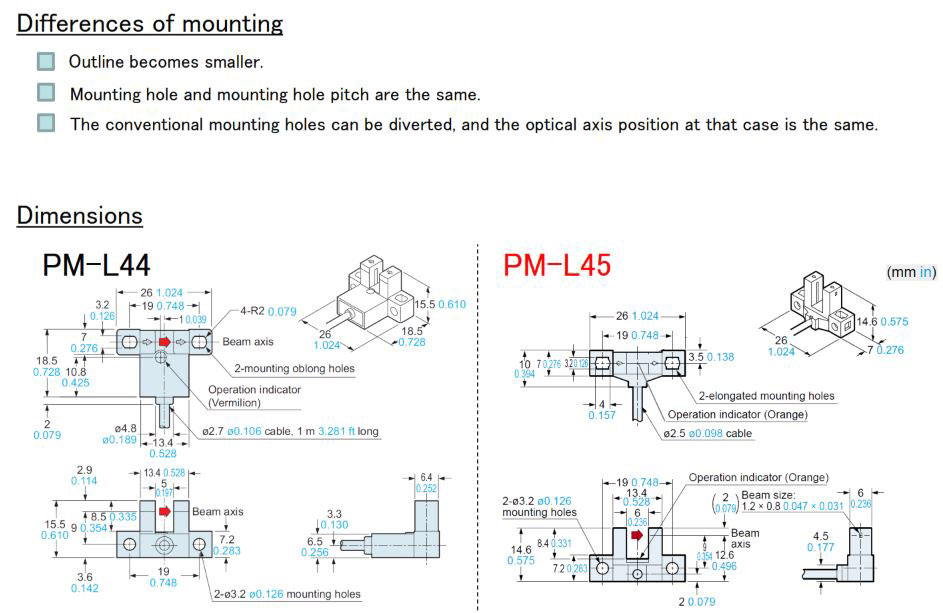 Panasonic FAQ Micro Photoelectric Sensors