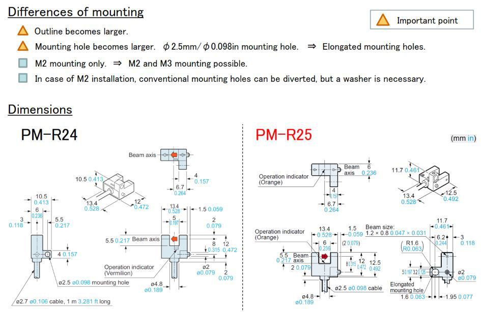 Panasonic FAQ Micro Photoelectric Sensors