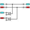WAGO 2000-5372 3-Conductor Sensor Supply Terminal Block