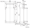 FR-A8CN04 Mitsubishi Electric Heatsink Extension Kit, A/F800 Dimensions