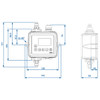 CMSWMKRG1-2 Des-Case CMS 2 Contamination Monitoring Sensor Dimensions