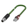 BCC0HZL Balluff Double-Ended Cordset, Ethernet/Profinet Cable, CAT 7 by IEC 60332-1