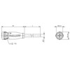 BCC05FA Balluff Single-Ended Cordset, Unshielded Dimensions