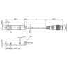 BES01TK Balluff Inductive Proximity Switch/Sensor, for Flush Mounting, Square Compact Version, 8x8 Style Housing Dimensions
